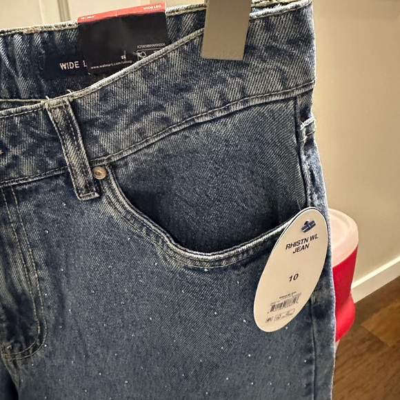 Classic Blue Denim Flare & Wide Leg Jeans - Picture 3 of 6